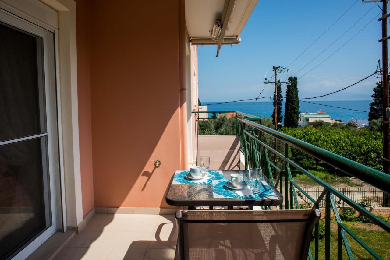 Lovely Apartment Next To The Sea Lygia Korinthias Ligia  المظهر الخارجي الصورة